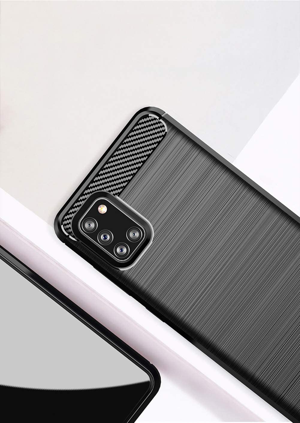 COVER CARBON LOOK per SAMSUNG GALAXY A31