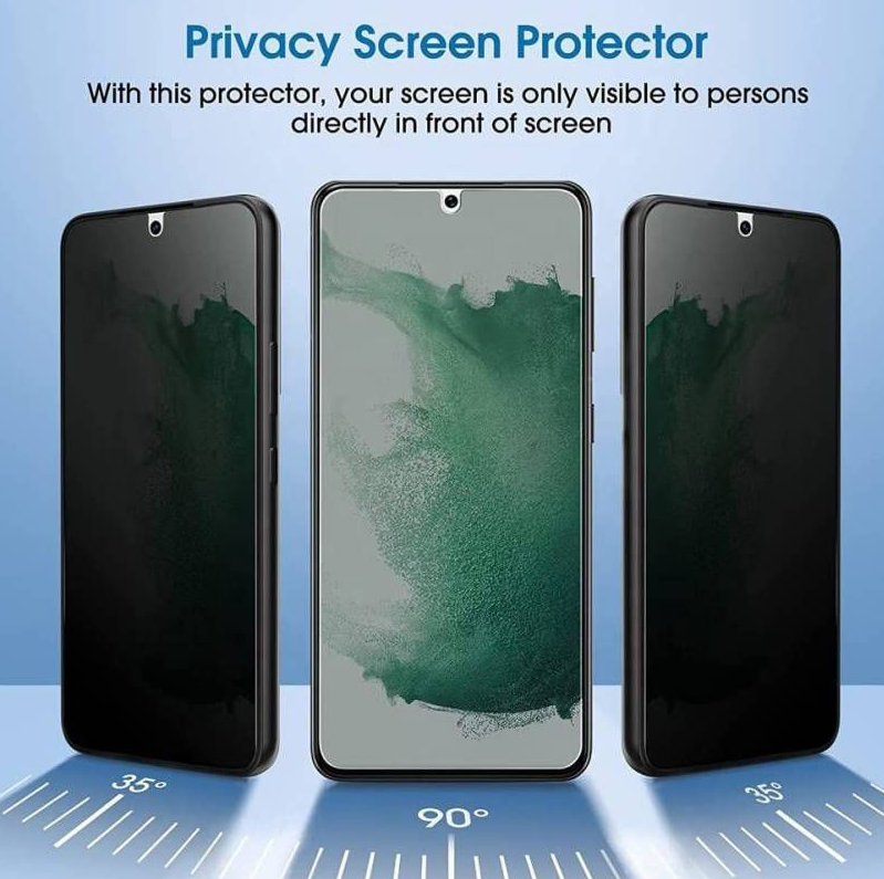 Película PRIVACY DE VIDRIO TEMPLADO para REALME C21Y / C25Y - COBERTURA COMPLETA