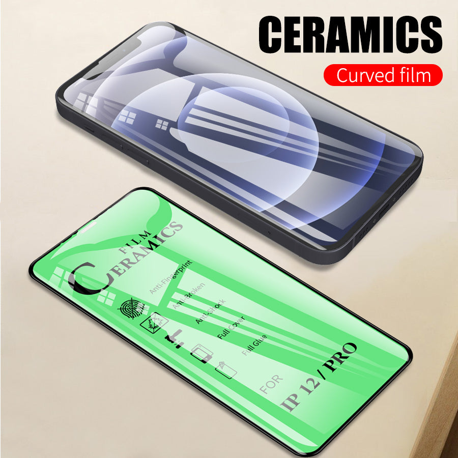 Protector de pantalla de cristal CERÁMICO para APPLE IPHONE 13 PRO MAX - COBERTURA TOTAL