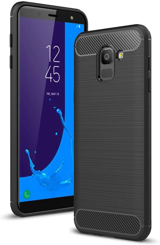 COVER CARBON LOOK per SAMSUNG GALAXY J6 2018