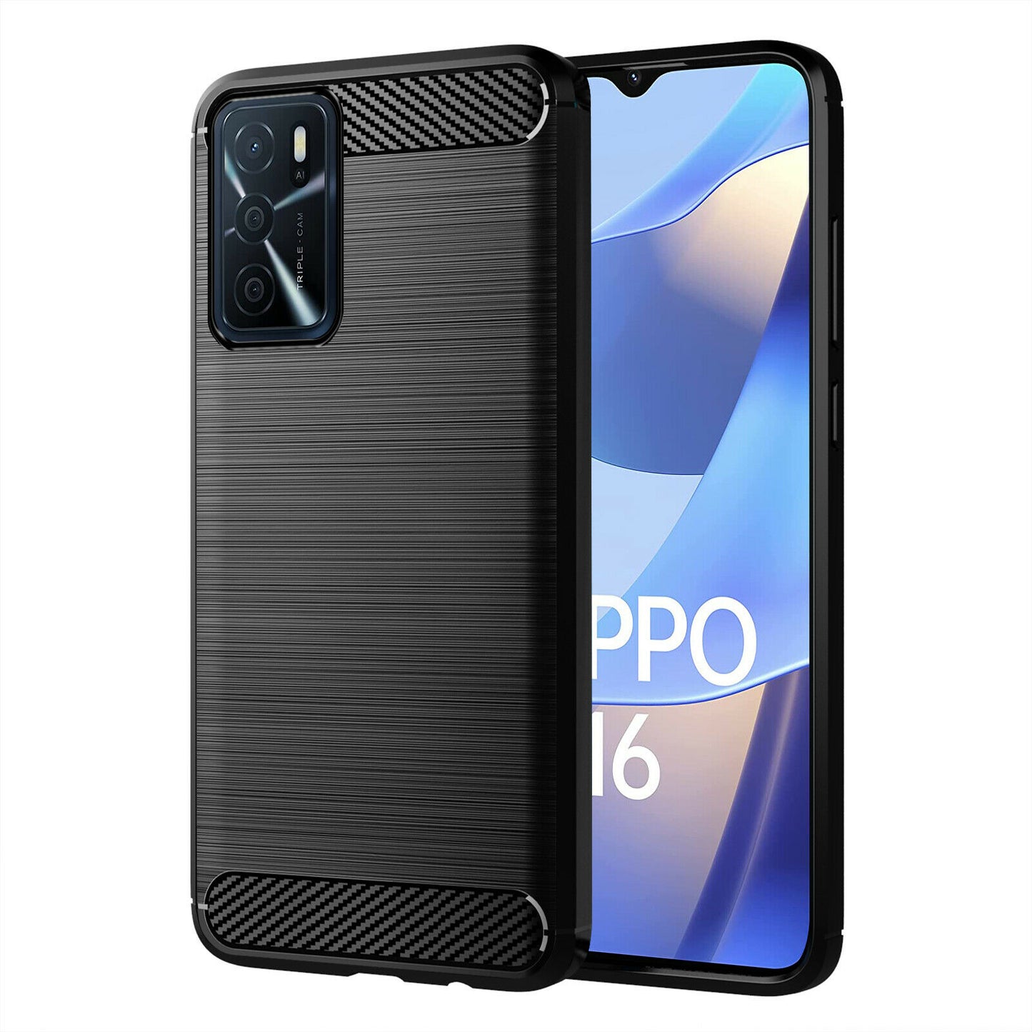 COVER CARBON LOOK per OPPO A16 / A16S