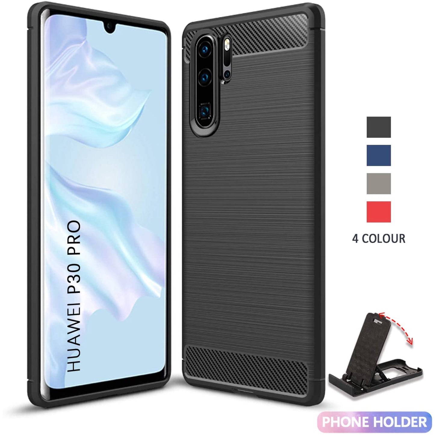 CARCASA LOOK CARBONO para HUAWEI P30 PRO