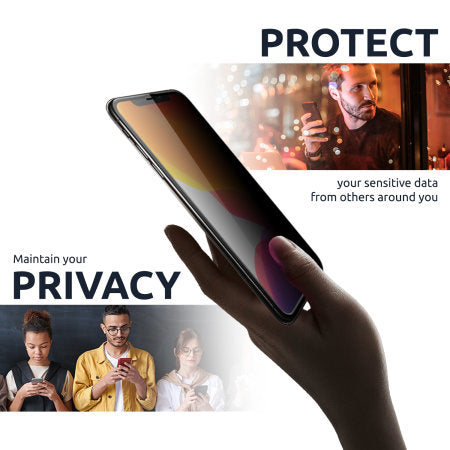 Película PRIVACY DE VIDRIO TEMPLADO para APPLE IPHONE 7 / 8 / SE2020 / SE2022 - COBERTURA COMPLETA