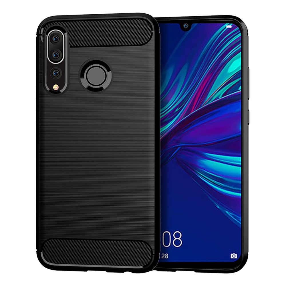 COVER CARBON LOOK per HUAWEI PSMART PLUS 2019