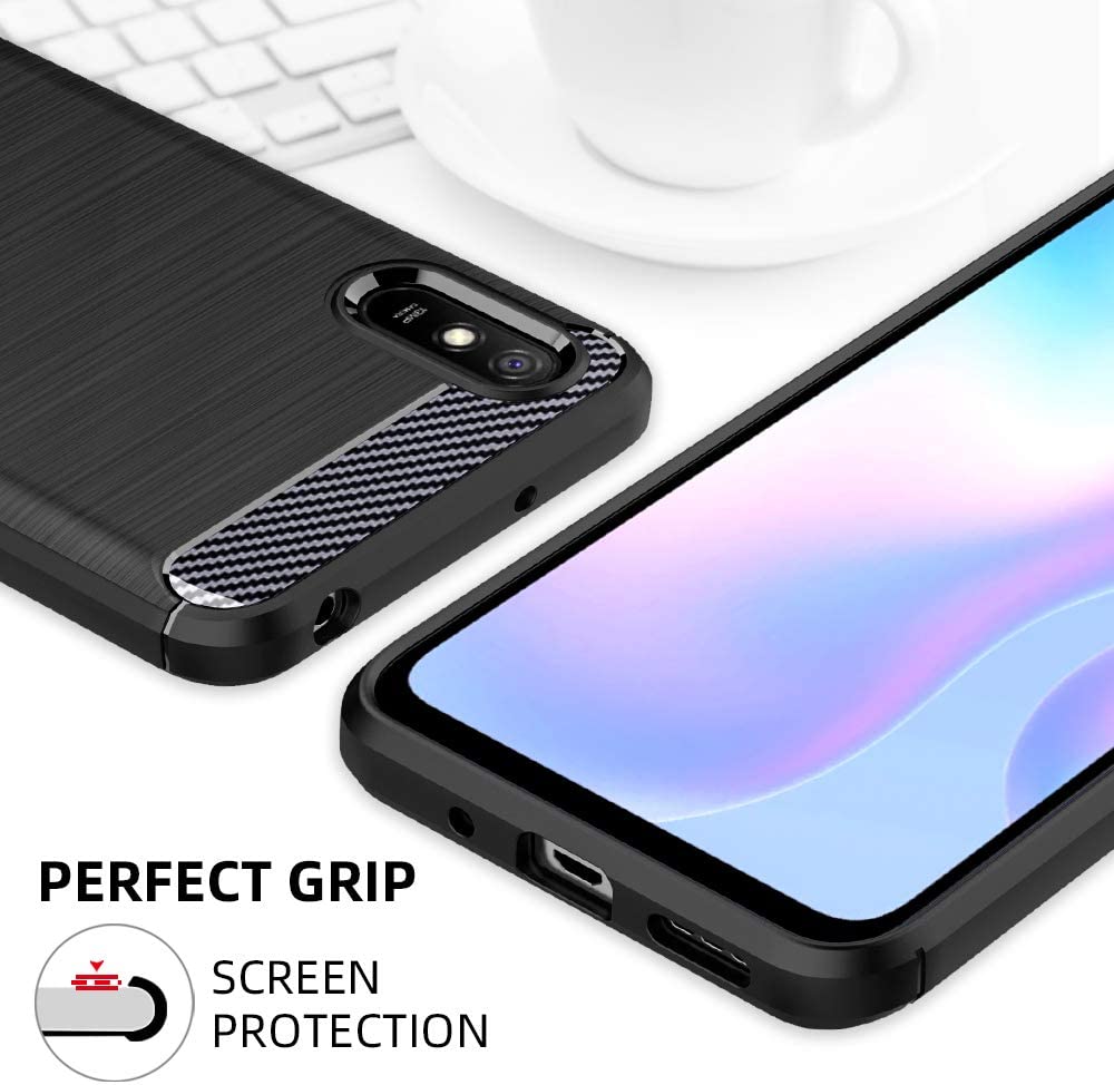 CARCASA LOOK CARBONO para XIAOMI REDMI 9A / 9AT