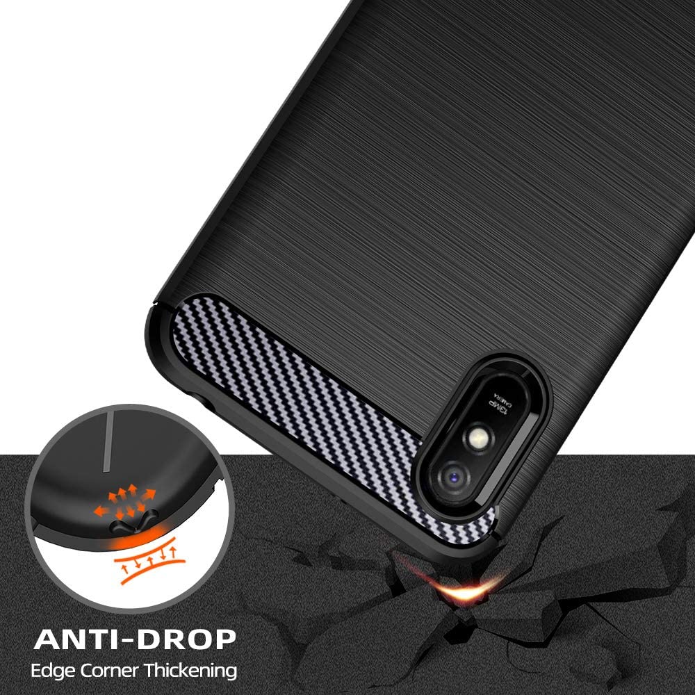 CARCASA LOOK CARBONO para XIAOMI REDMI 9A / 9AT