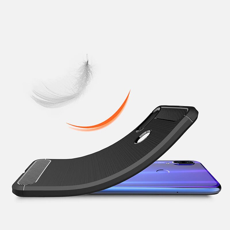 CARBON LOOK COVER for XIAOMI REDMI NOTE 7